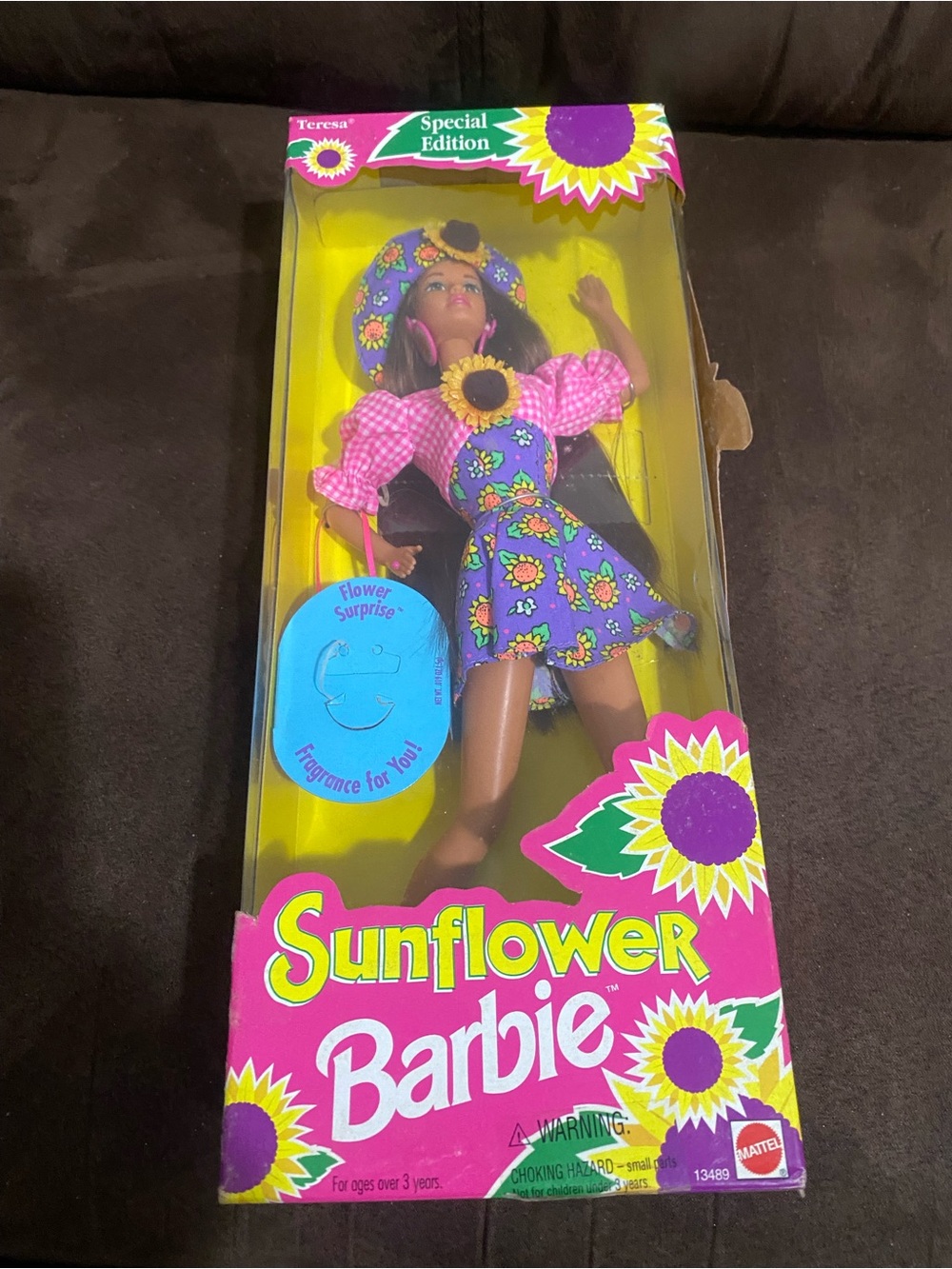 Barbie Sunflower Special Edition Purple Floral Dress Doll